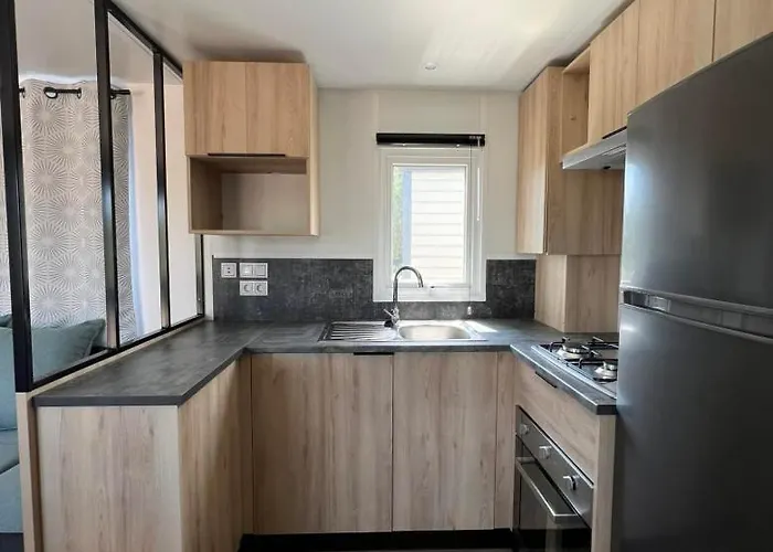 Campingplatz Mh 6-8p - Tt Equipe - Wifi Inclus - 4e Bord De